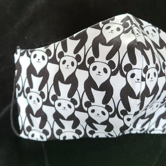 🌺Geometric Panda Mask 🐼 🌺 - Picture 2 of 5